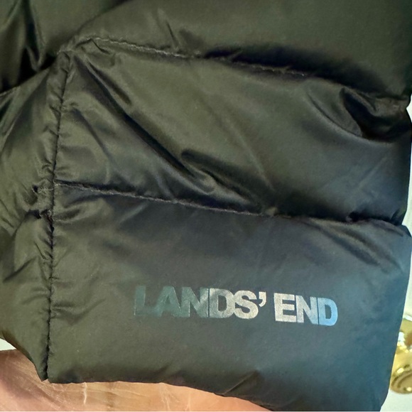 Lands’ End Women’s Wanderweight Packable Down Hooded Jacket - Picture 9 of 11